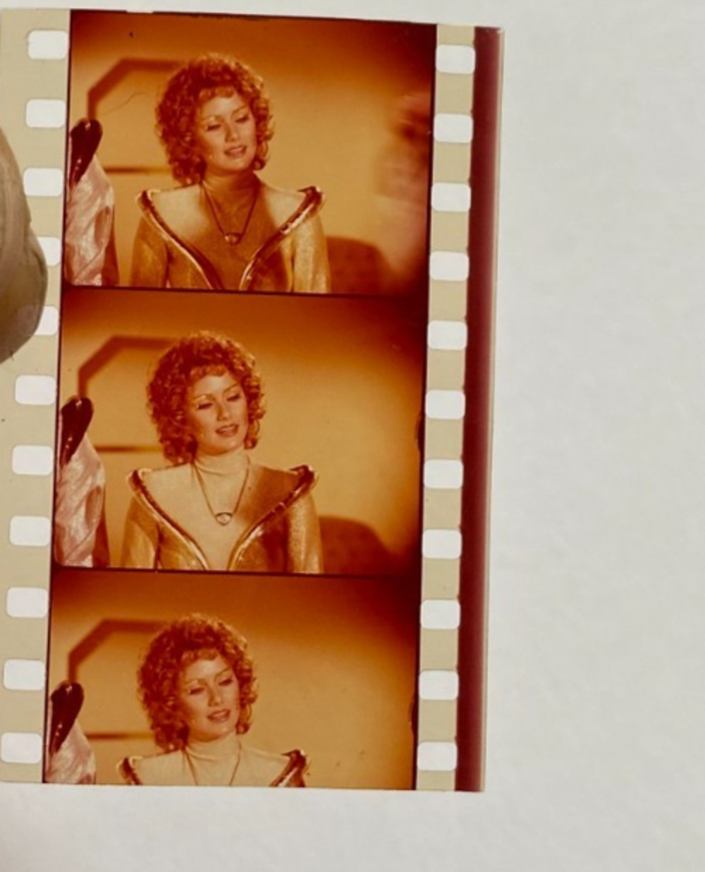 Vintage Original Star Trek 3 cell film strip Actress 13B